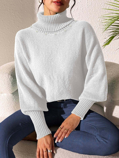 Women Pullover with Embellished Detail