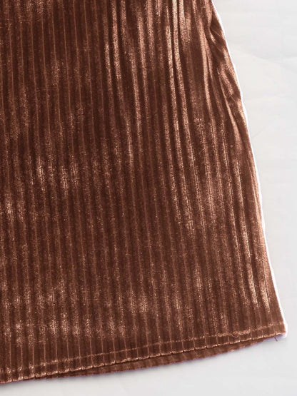 Bishop Sleeve A-Line Dress