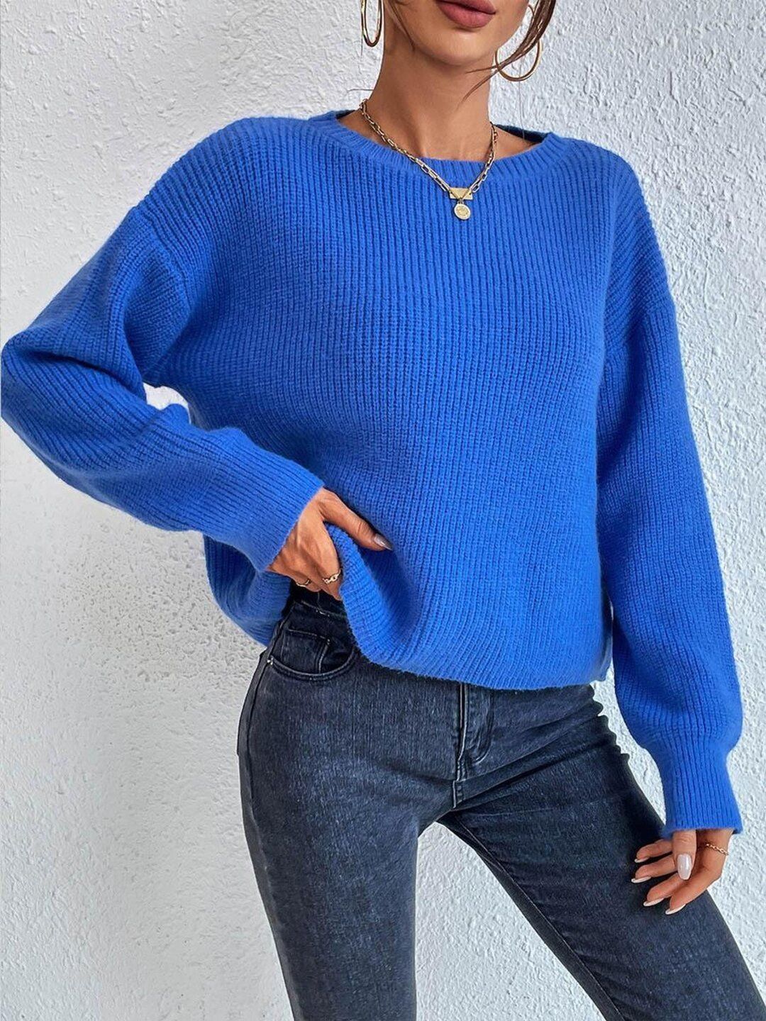 Women Ribbed Pullover