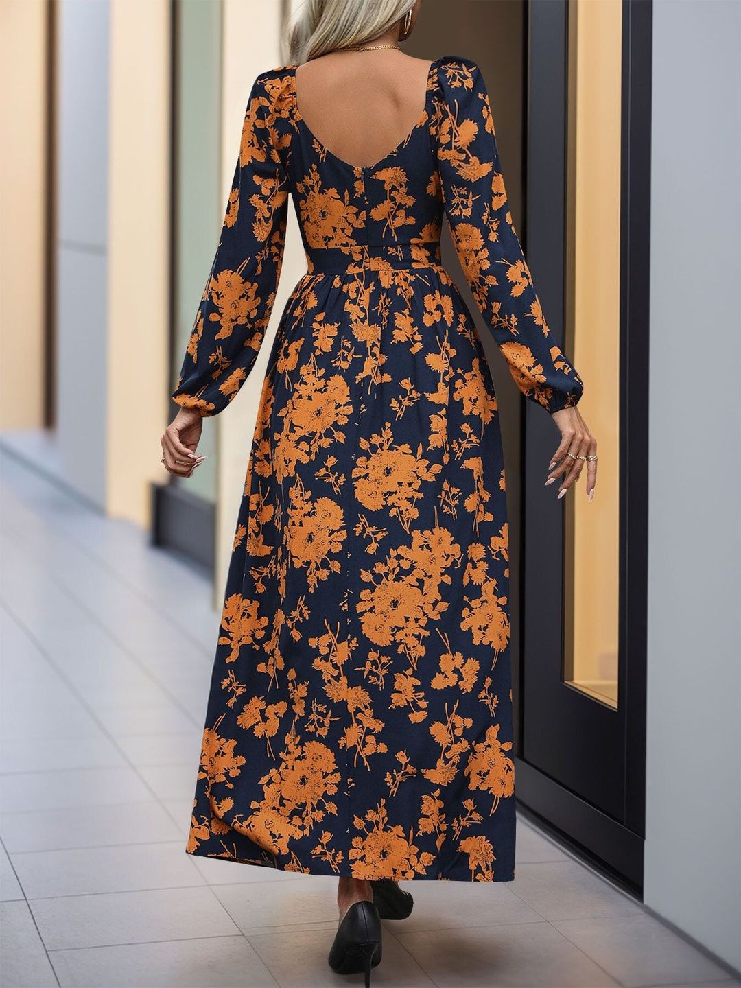 Women's Nowi Floral Print Liva Maxi Dress