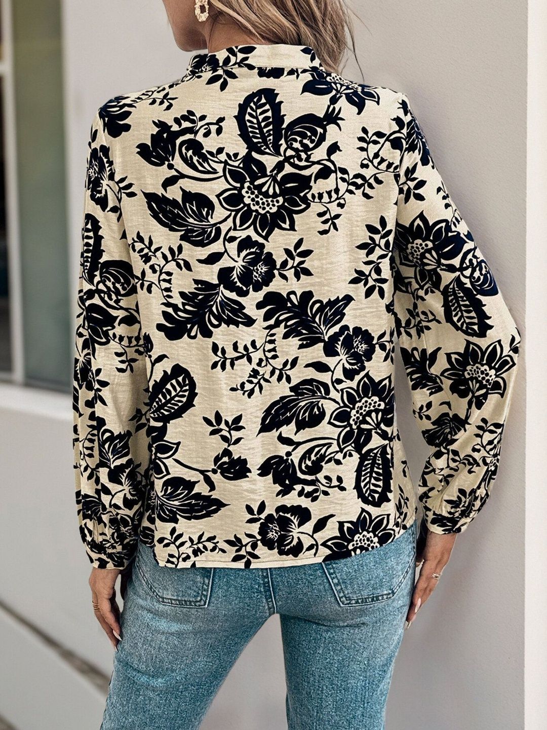 Women Floral Printed Casual Shirt
