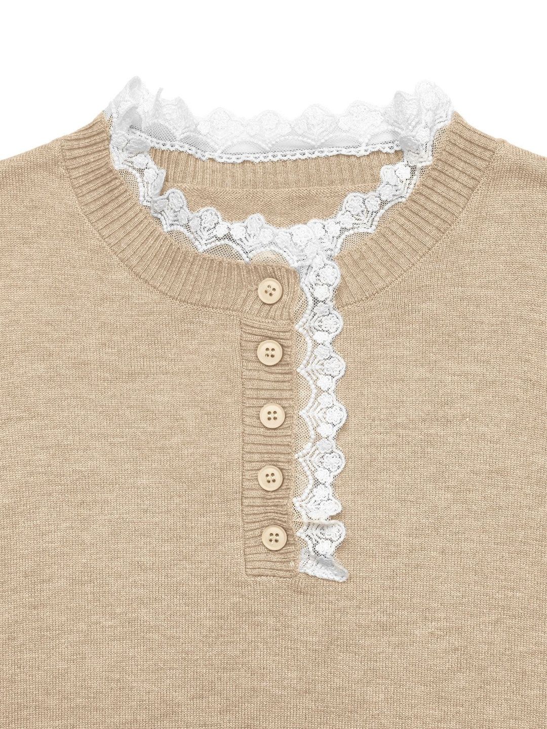 Women's Beige Pullover Blend Printed Regular Fit