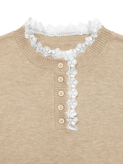 Women's Beige Pullover Blend Printed Regular Fit