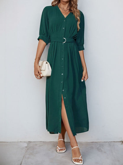 A-Line Midi Dress
