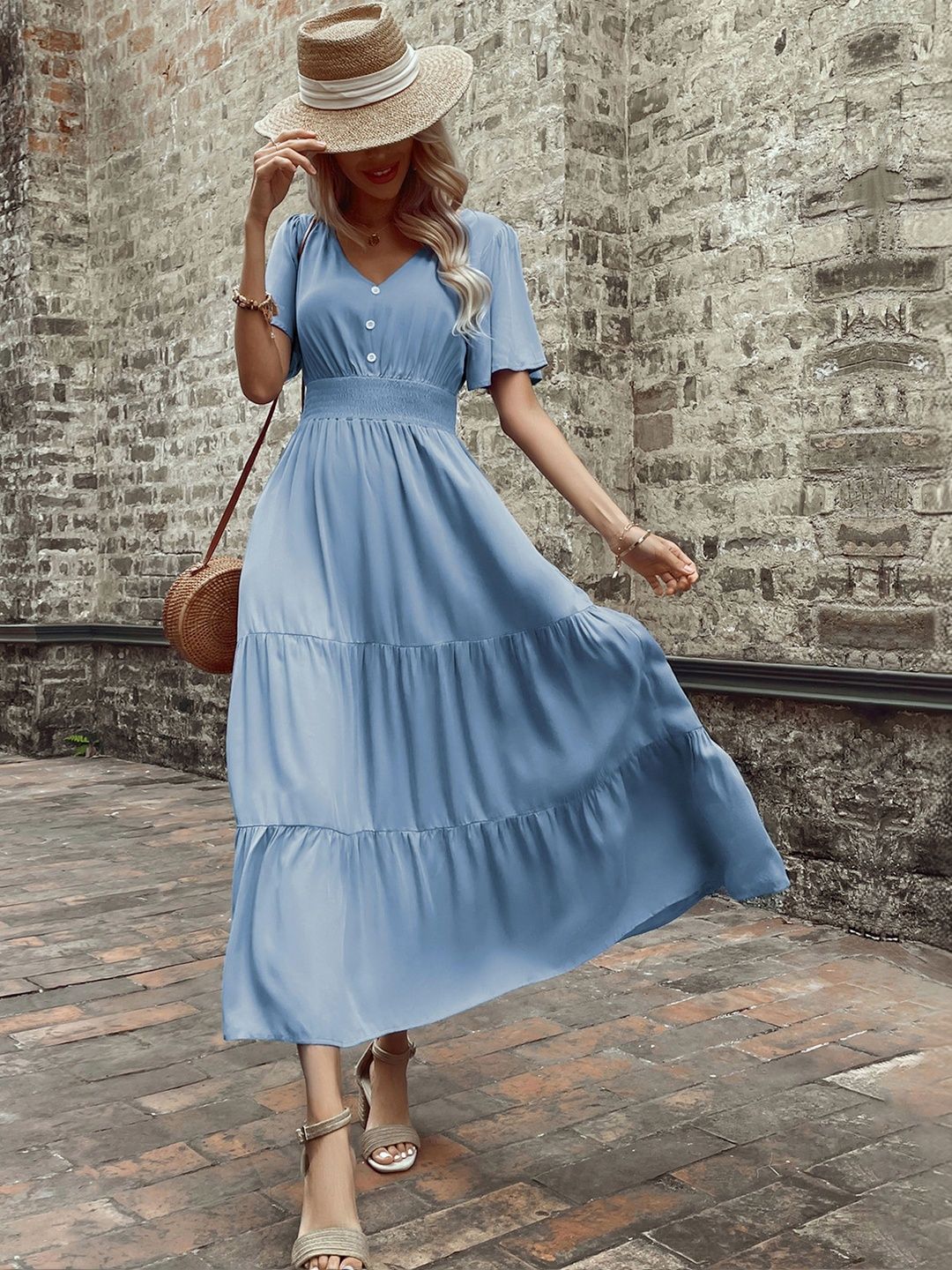 A-Line Midi Dress