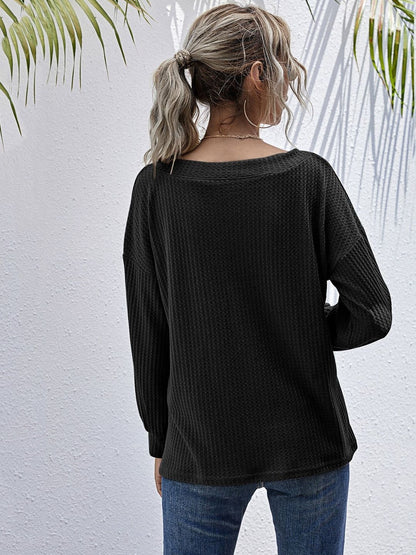 Women's Black Pullover Blend Printed Regular Fit