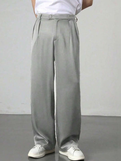 Men Pleated Trousers