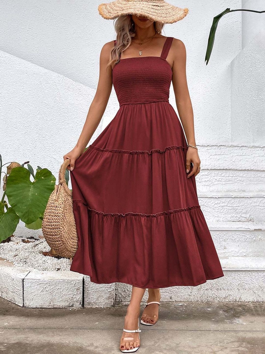 NOWI A-Line Midi Dress
