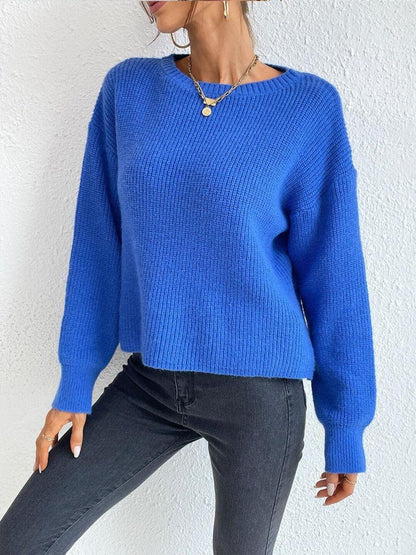 Women Ribbed Pullover