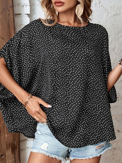 Polka Dot Print Top