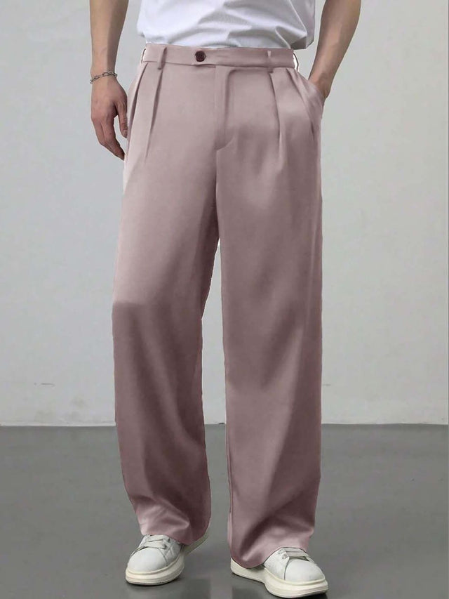 Men Pleated Trousers
