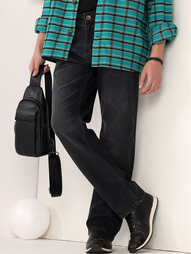 Men Regular Fit Mid-Rise Light Fade Jeans