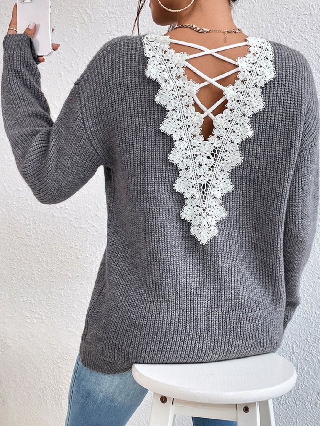 Women Ribbed Pullover