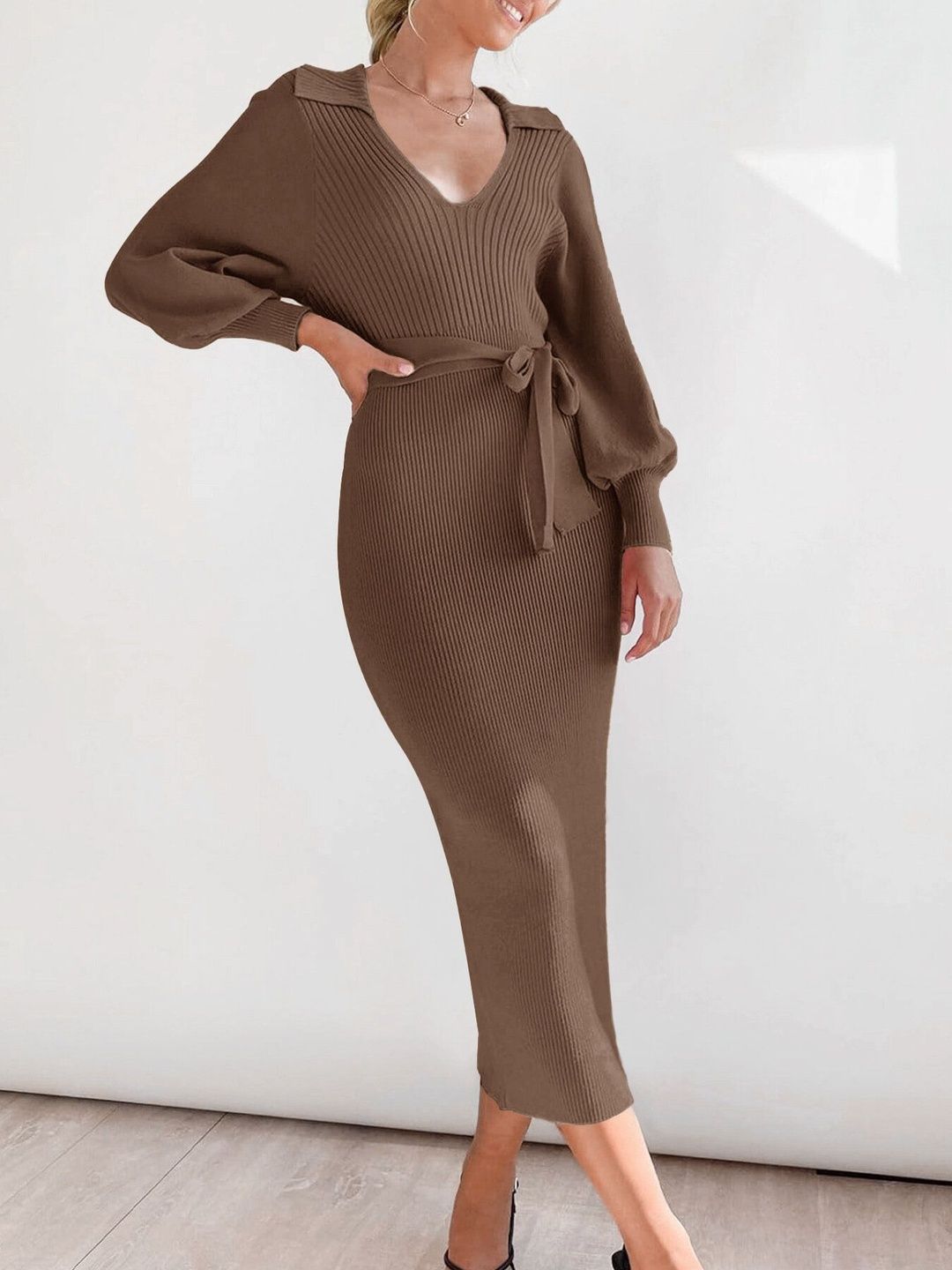 A-Line Midi Dress