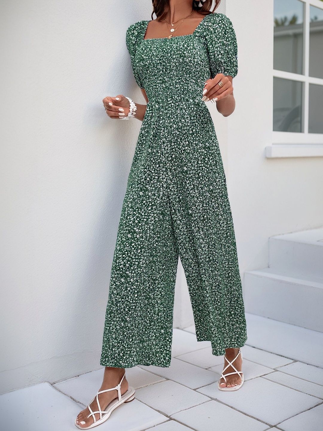 Printed Culotte Jumpsuit