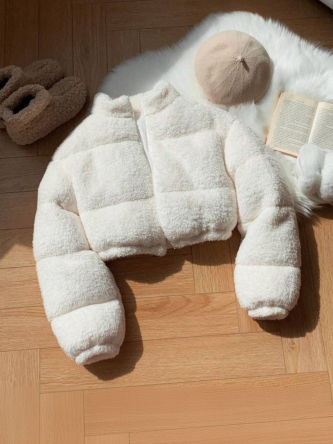 NOWI Women Lightweight Crop Puffer Jacket