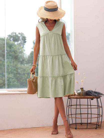A-Line Midi Dress