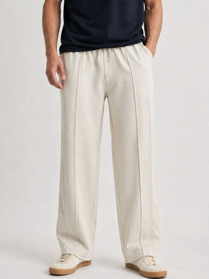 Men Relaxed Wrinkle Free Trousers