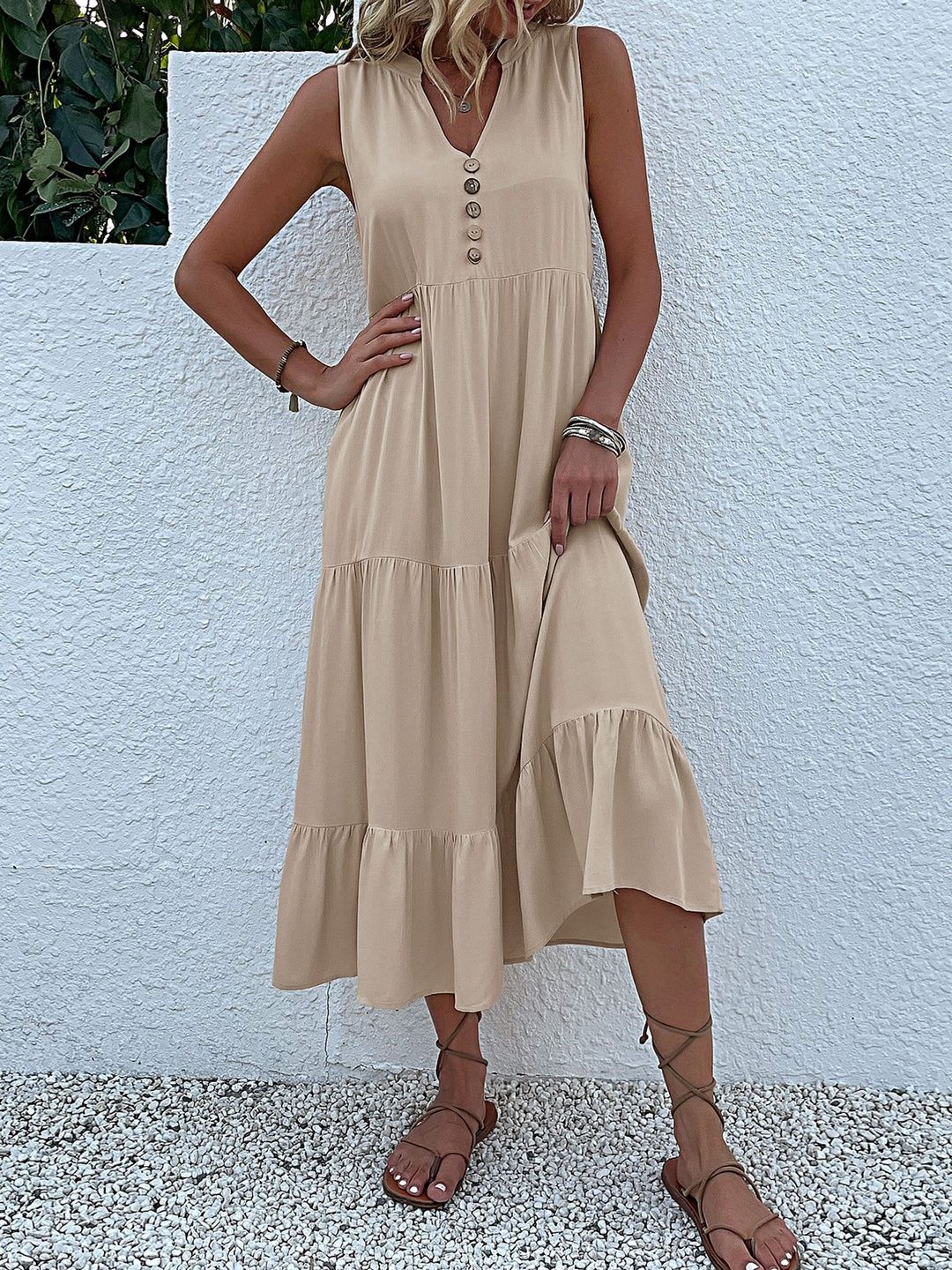 A-Line Midi Dress