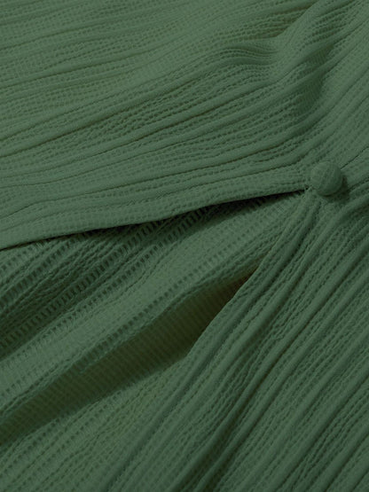 Women's Green Nowi Fit & Flare Midi Dress