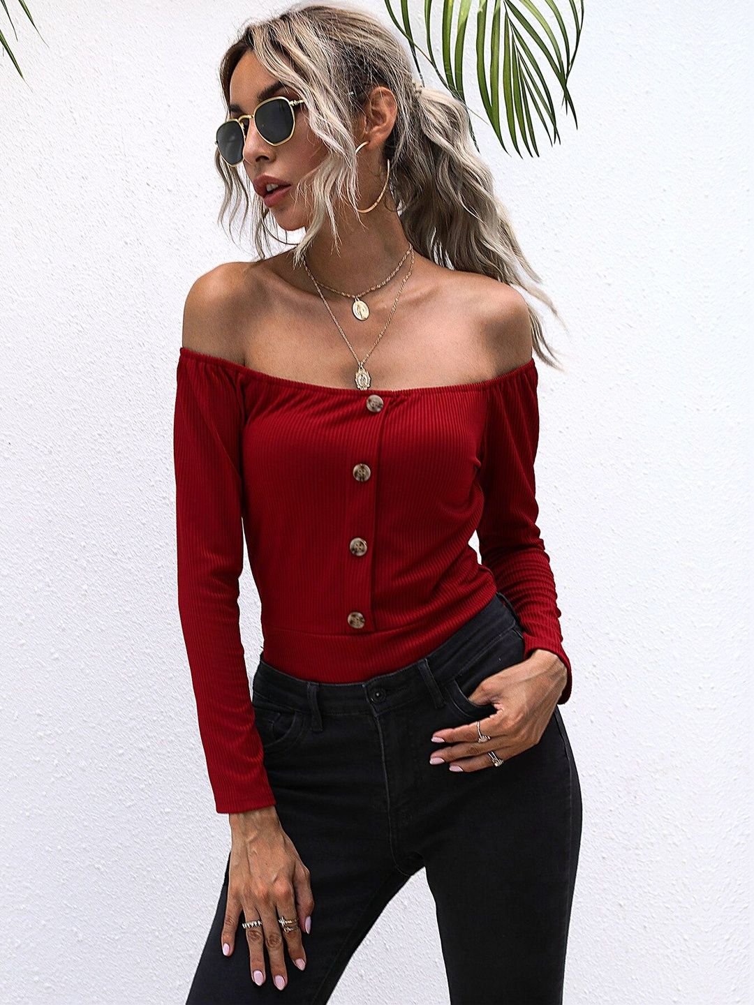 Off-Shoulder Bodysuit