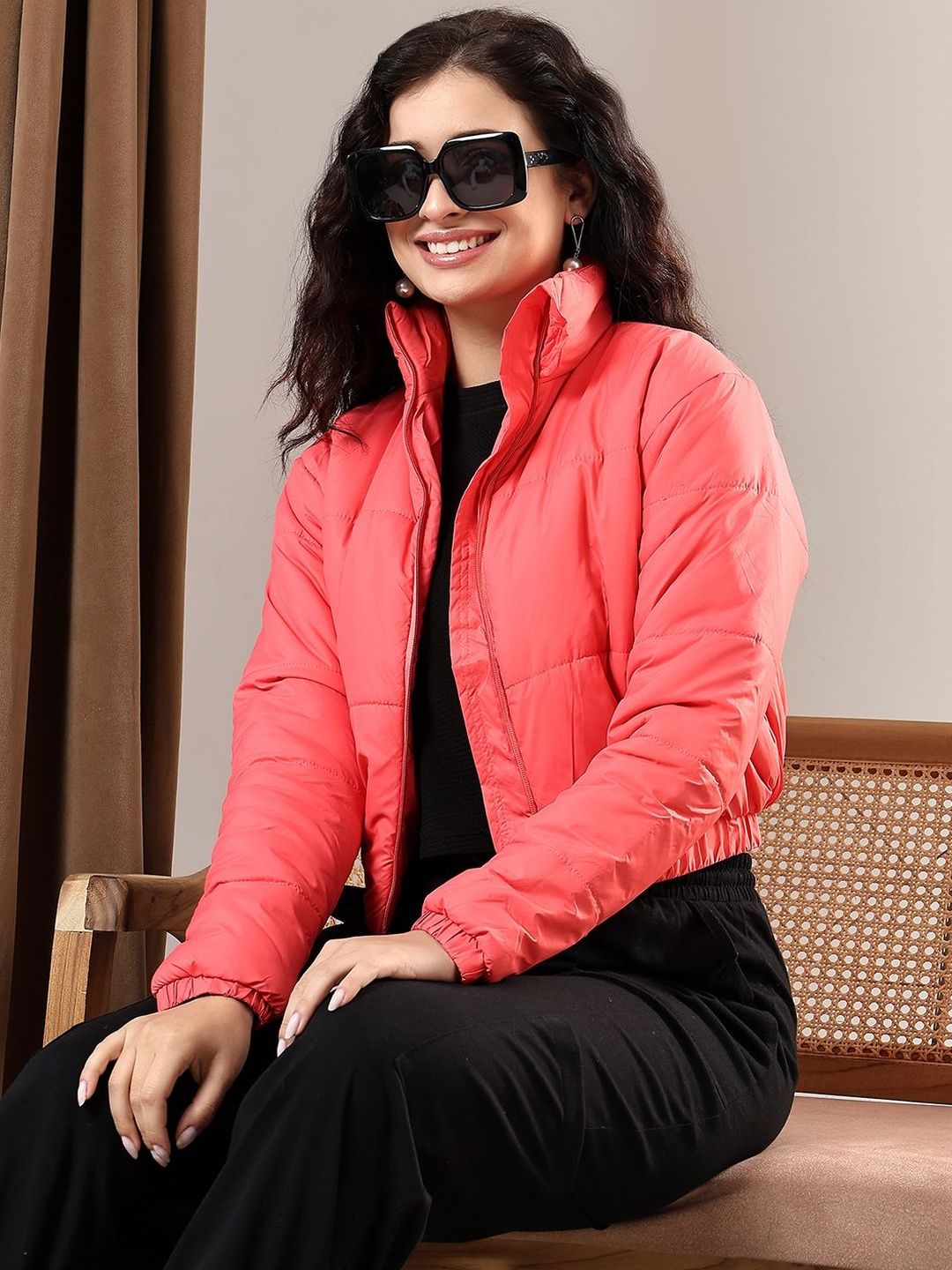 NOWI Women Lightweight Crop Puffer Jacket