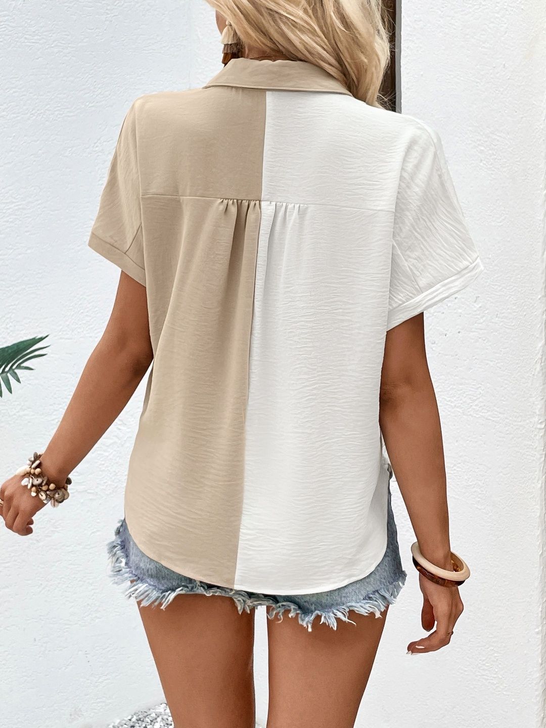 Women Colourblocked Casual Shirt