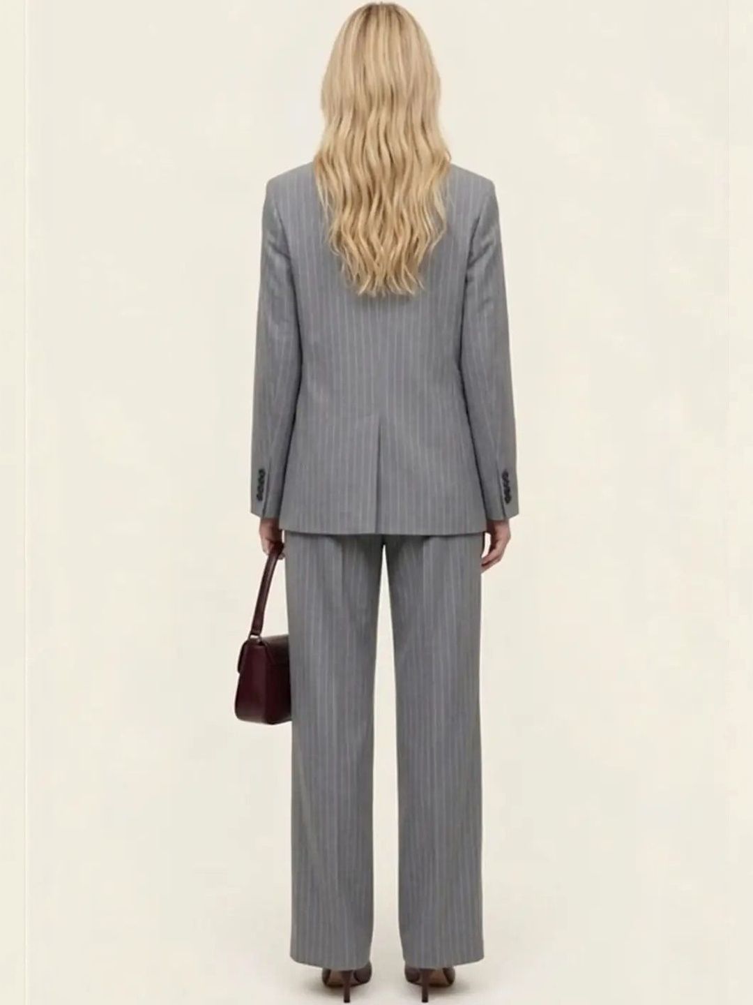 Striped Coat with Trousers