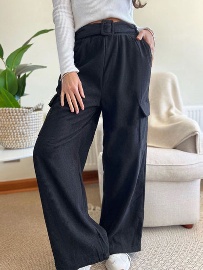 Women Loose Fit Cargos Trousers