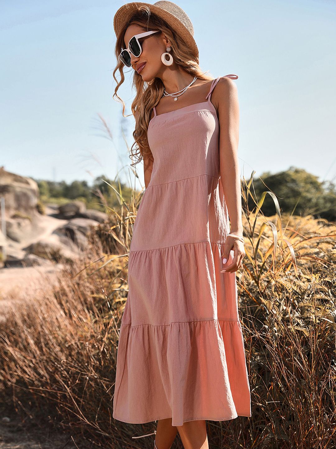A-Line Midi Dress