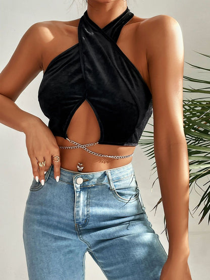 Halter Neck Crop Top