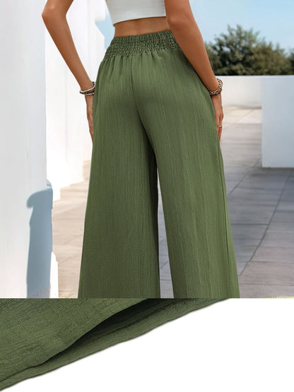 Women Textured Loose Fit Non Iron Trousers