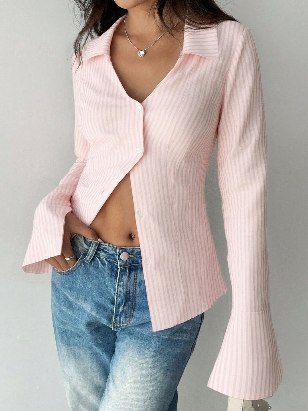 Women Striped Casual Shirt