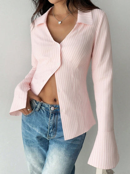 Women Striped Casual Shirt