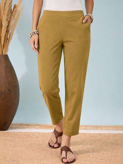 Women Wrinkle Free Trousers