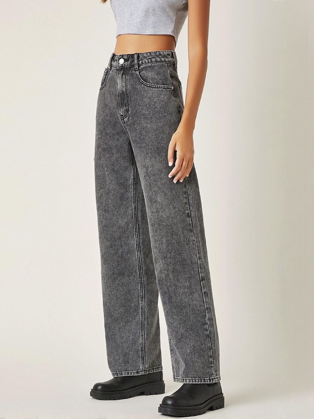 Women Pack Of 2 High-Rise Heavy Fade Clean Look Stretchable Cotton Jeans
