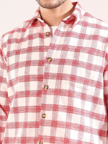 Men Checked Casual Shirt