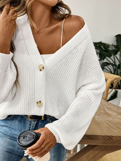 Women Ribbed Cardigan