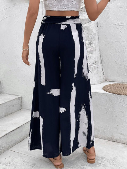 Women Printed Non Iron Trousers