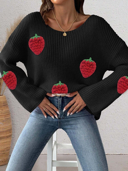 Women Embroidered Pullover with Embroidered Detail
