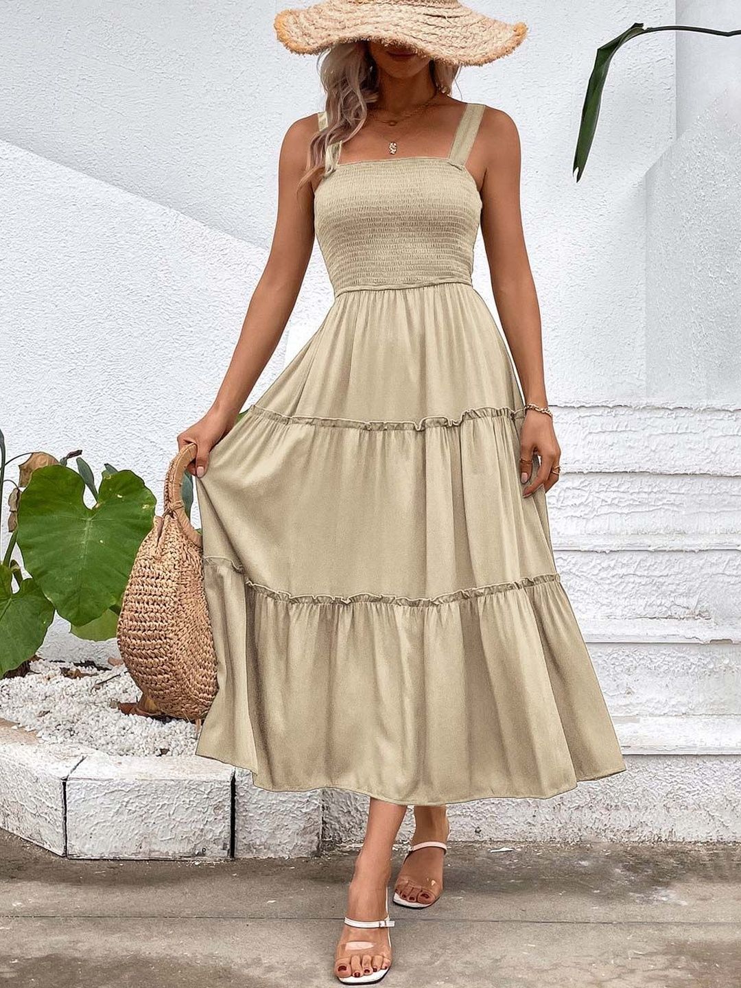 NOWI A-Line Midi Dress