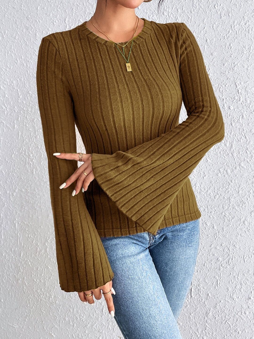 Women Ribbed Pullover