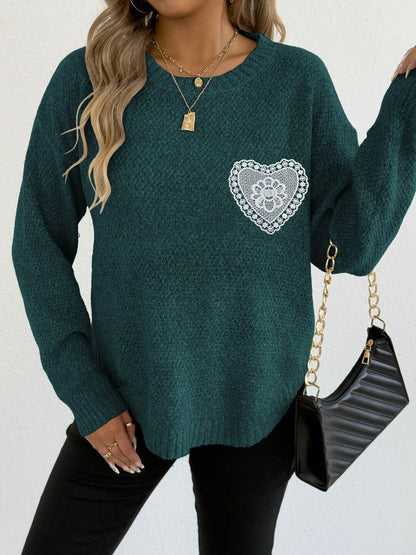Women Embroidered Pullover with Embroidered Detail