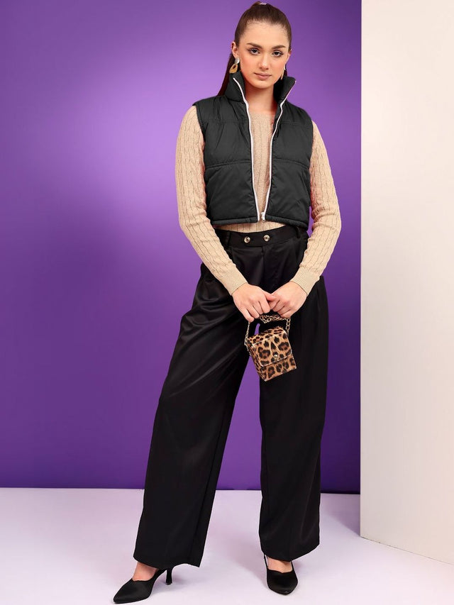 NOWI Women Lightweight Crop Puffer Jacket