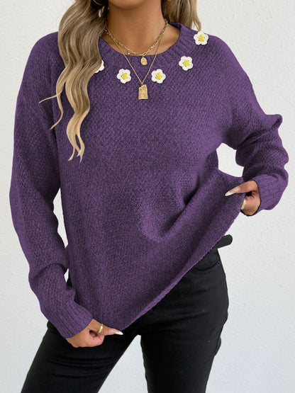 Women Pullover with Embellished Detail