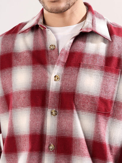 Men Tartan Checks Checked Casual Shirt