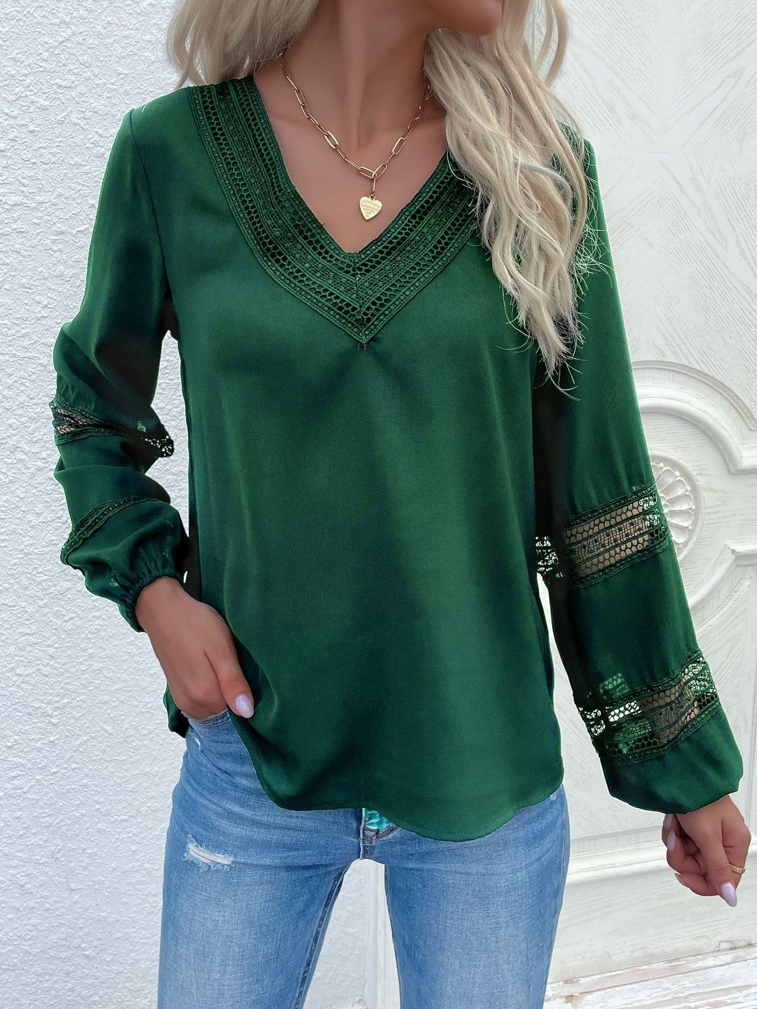 Women's Green Top