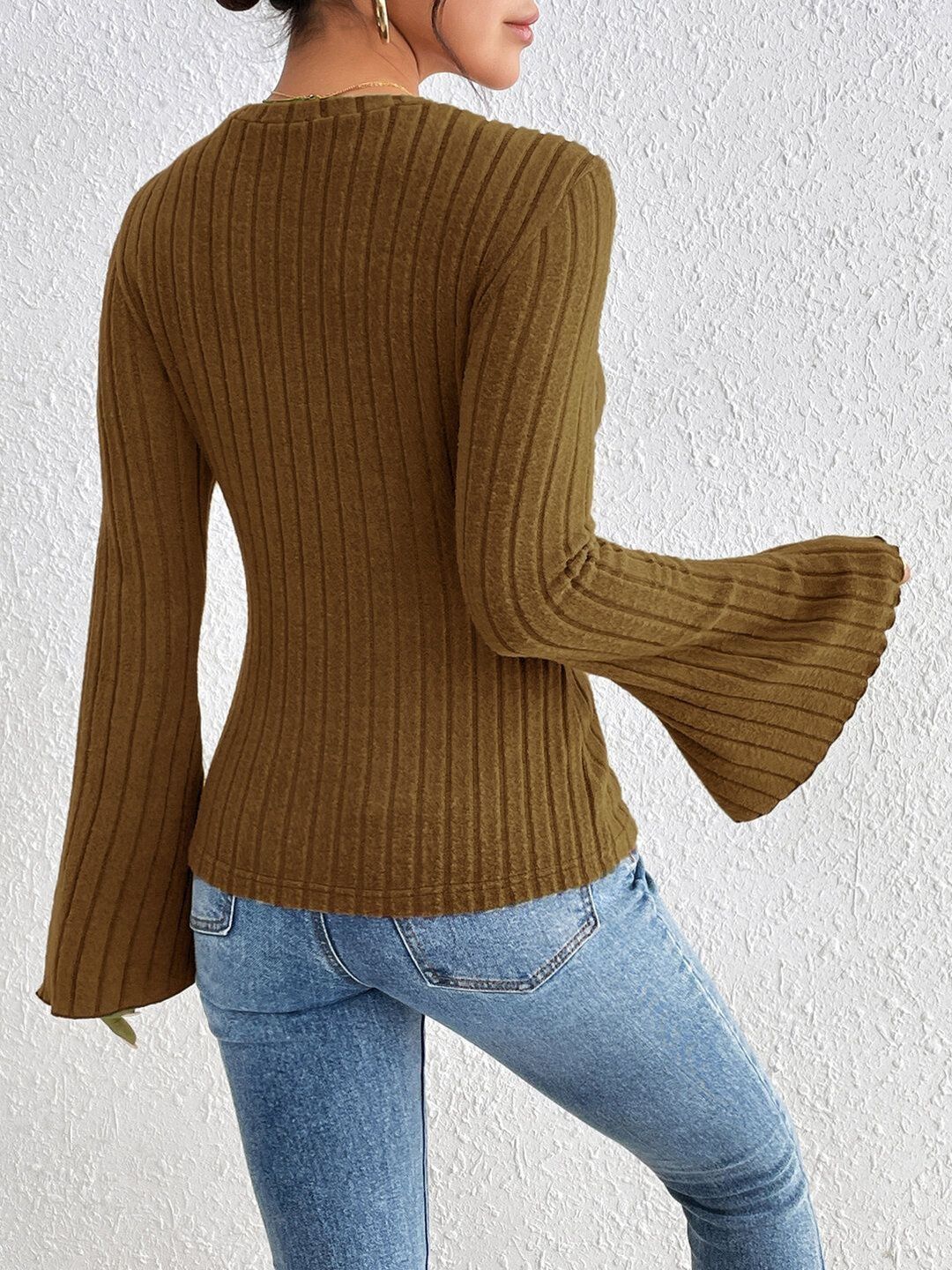 Women Ribbed Pullover