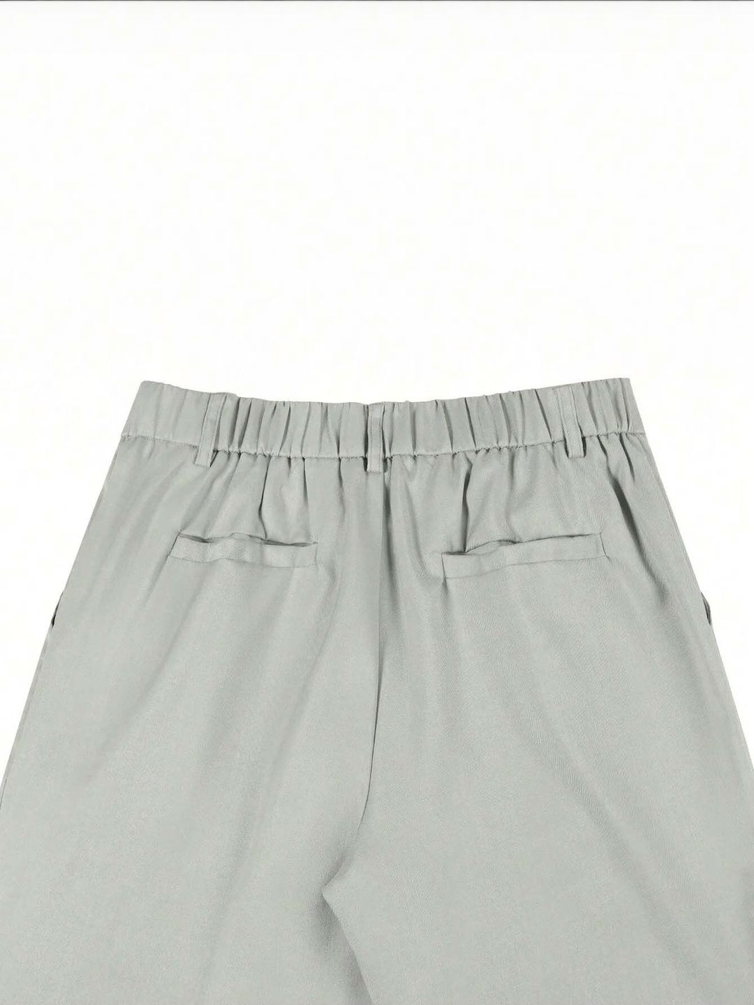 Men Straight Fit Wrinkle Free Pleated Trousers