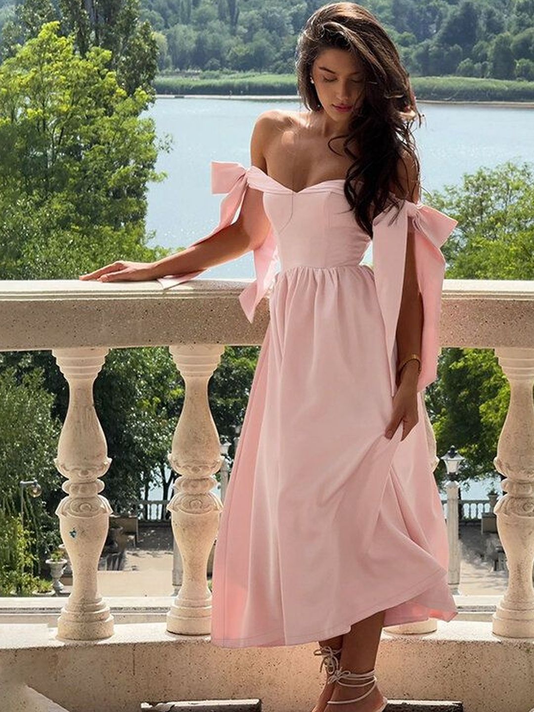 Fit & Flare Midi Dress
